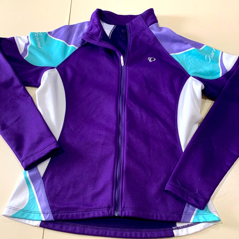 Pearl Izumi Cycling/running Jacket Womans color block logo size medium